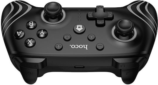 Hoco GA2 Ασύρματο Gamepad για PC / Switch / Switch 2 Μαύρο