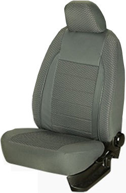 Комплект Калъфи За Автомобилни Седалки Elegance Edition V2 Текстилен Материал Еко Кожа Вложки 11 Броя Сиви