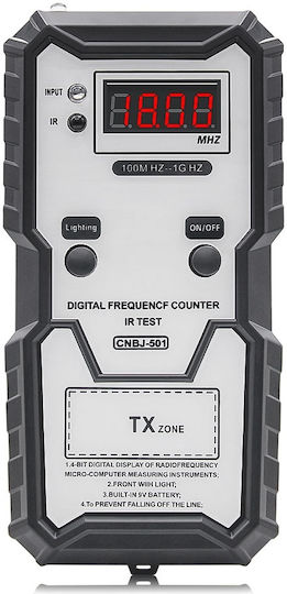 Digital Frequency Tester Car Remote Controls High Precision 100mhz To 1ghz Ir Led Light
