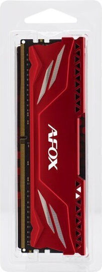 Afox XMP2 Red DDR4 με Module 1x16GB και Ταχύτητα 3200 για Desktop