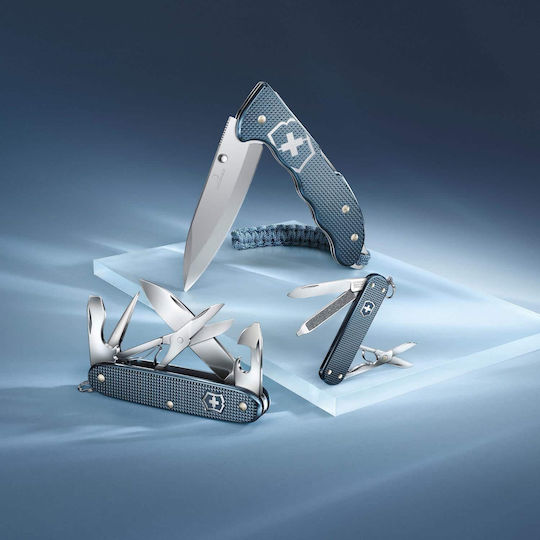 Victorinox Pioneer X Alox Schweizer Taschenmesser Schlüsselanhänger Blau