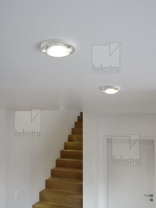 Helestra Plafonieră de Tavan 120buc Albă cu LED Integrat