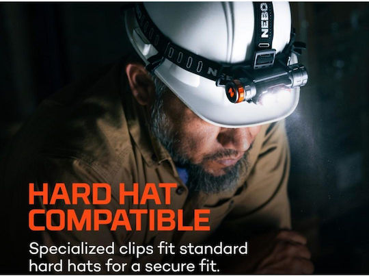 Nebo Rechargeable Headlamp LED IPX7 with Maximum Brightness 3000lm Transcend