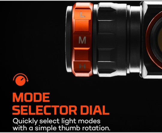 Nebo Rechargeable Headlamp LED IPX7 with Maximum Brightness 3000lm Transcend