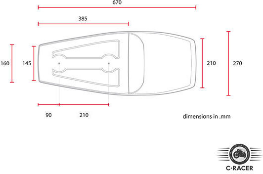 C-Racer Motorcycle Saddle 578589