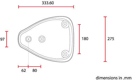 C-Racer Σέλα Μοτοσυκλέτας 578620