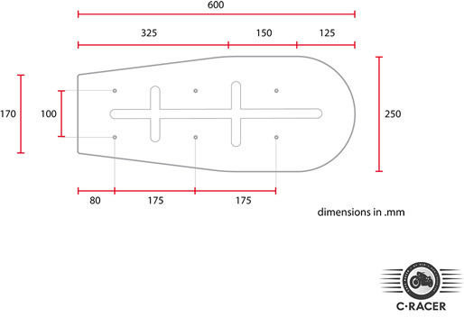 C-Racer Șa de motocicletă 578623