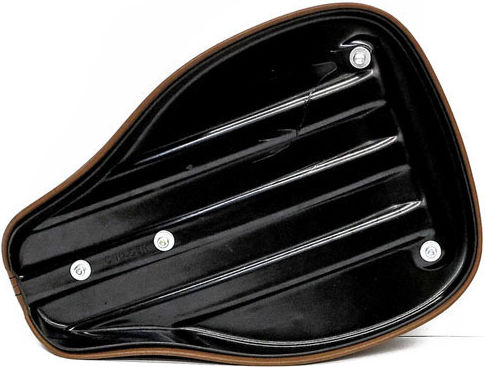 C-racer Motorcycle Saddle Dark Brown C-racer Classic Bobber Solo Seat Large Dark Brown