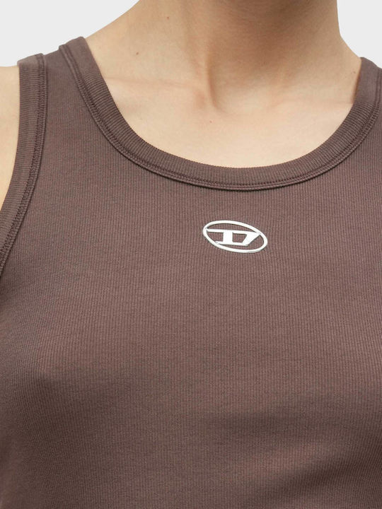 Women's Cotton Sleeveless Top Brown