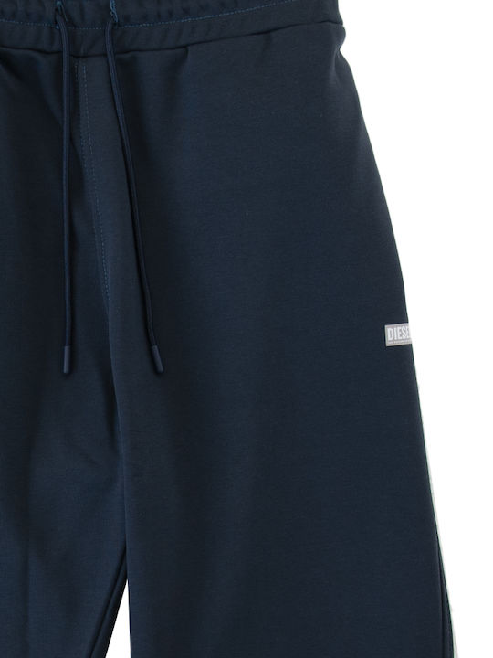 Sweatpants with Elastic Blue