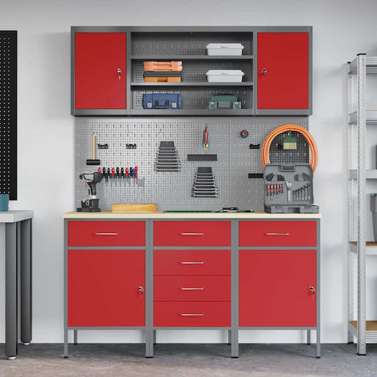 vidaXL Bench, work table, Worktable, Workbench 150x55x200cm
