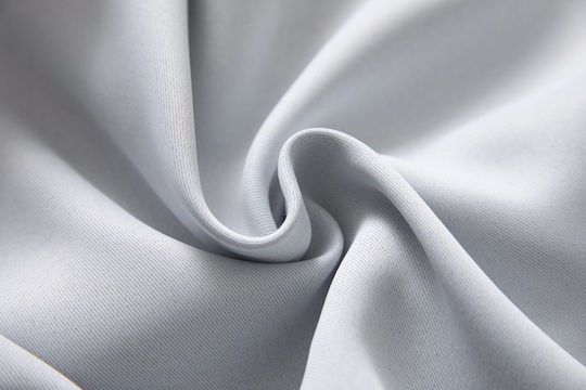 Mc Decor Blackout Curtain with Gray Grommets 140x265cm