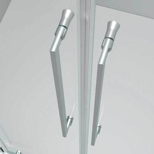 Devon Devon Elli Slider Duschwand für Dusche mit Schieben Tür 167-170x200cm Klarglas