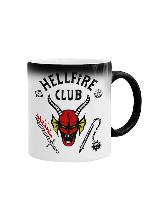 Koupakoupa Hellfire Club Heat Change Mug Ceramic Black 330ml