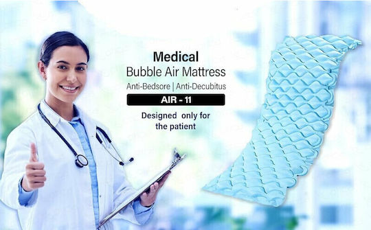 Anti-decubitus Mattress Silent Compressor 2 Modes Alternating Static Anti-decubitus System Fofo Medical Hf6001/hf608 200 X 90 Cm Blue