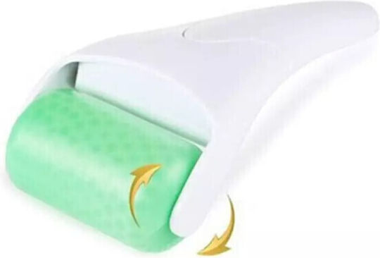 Aparat De Masaj Facial Ice Roller Alb Verde