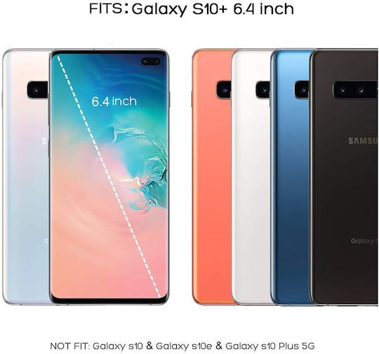 Jup Ulak Калъф 7298103 8865-22 Samsung Galaxy S10 Plus 3 В 1 Рамка TPU Прозрачен 6.4"