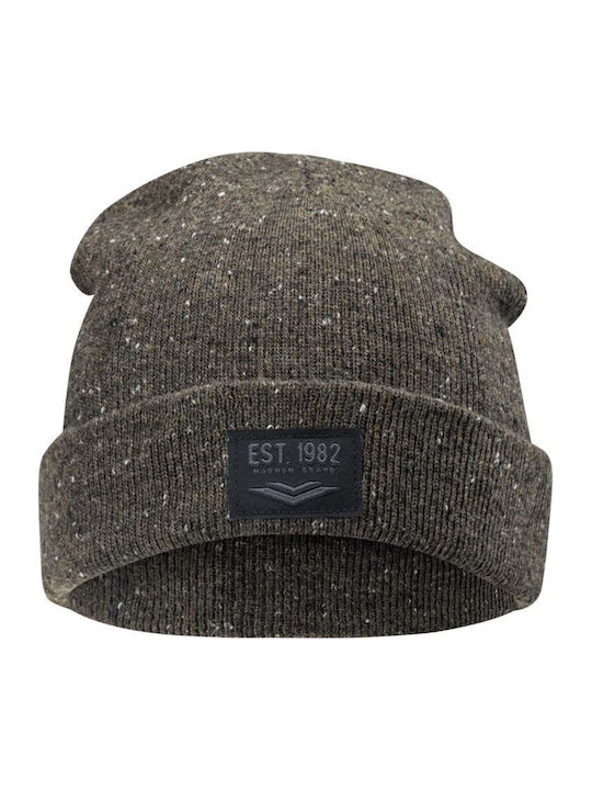 Beanie Unisex Beanie Gestrickt in Beige Farbe