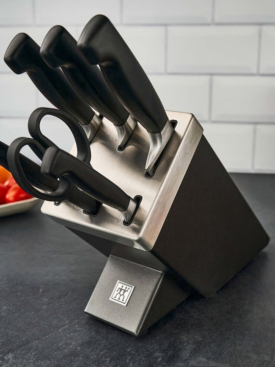 Zwilling J.A. Henckels Four Star Комплект Ножове с Основа от Неръждаема Стомана 5 Бройки