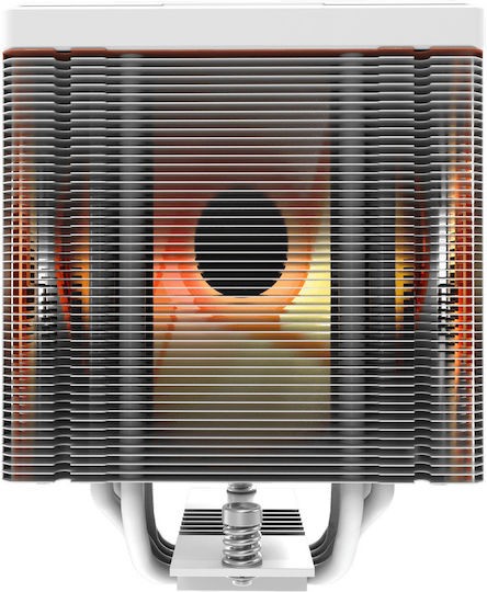 Darkflash Explore E400 Ψύκτρα Επεξεργαστή για Socket AM4/AM5/115x/1700 με ARGB Φωτισμό Λευκή