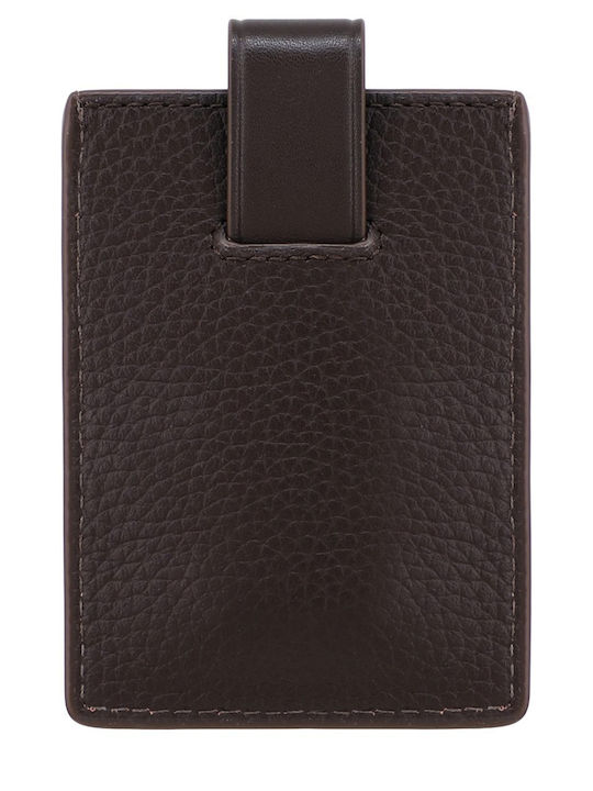 Hudson Leather Men's Wallet Cards Brown