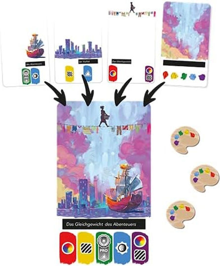 Настолна игра Canvas за 1-5 играчи 10+ години 88547 (GER) Asmodee