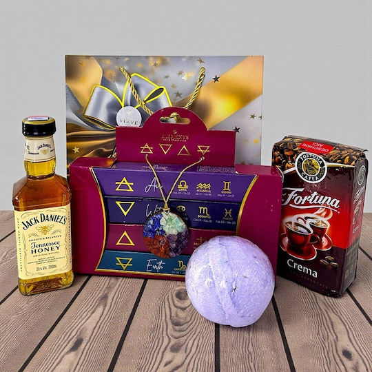 Комплект За Подарък Relax Time Ароматизирани Пръчки Бомбичка За Вана Jack Honey Fortuna Кафе В Подаръчна Чанта