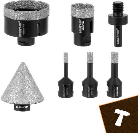 Bigstren Diamond Core Drill Set for Metal and Tile 1245gr