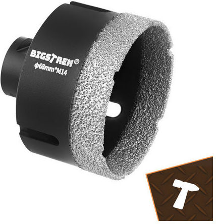 Bigstren Diamond Hole Saw Set for Metal and Tile 1819gr