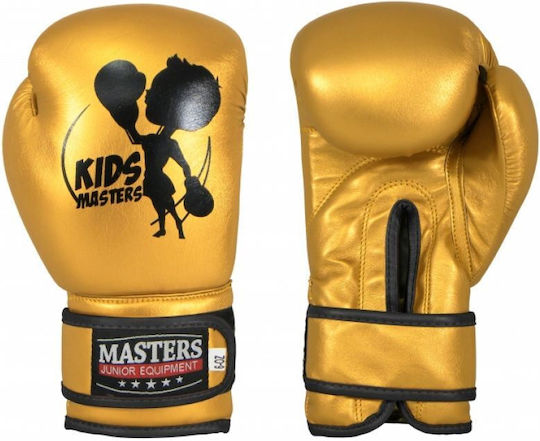 Mje Kinder Boxhandschuhe für Wettkampfhandschuhe Gold