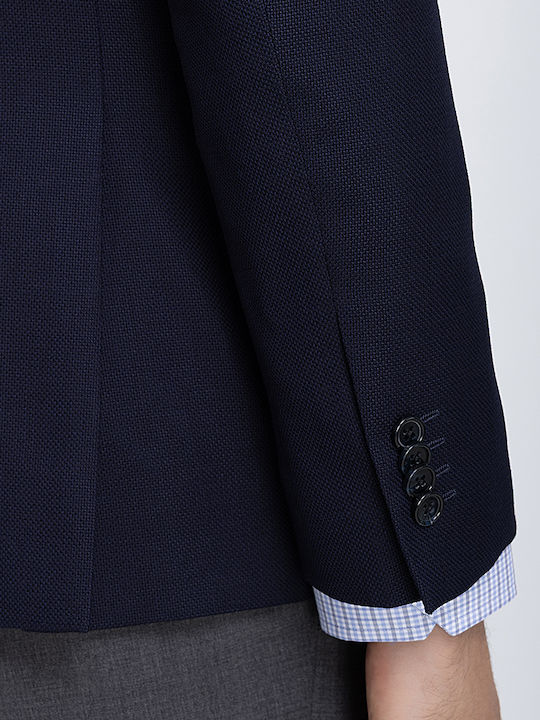 Men's Winter Suit Jacket Blue