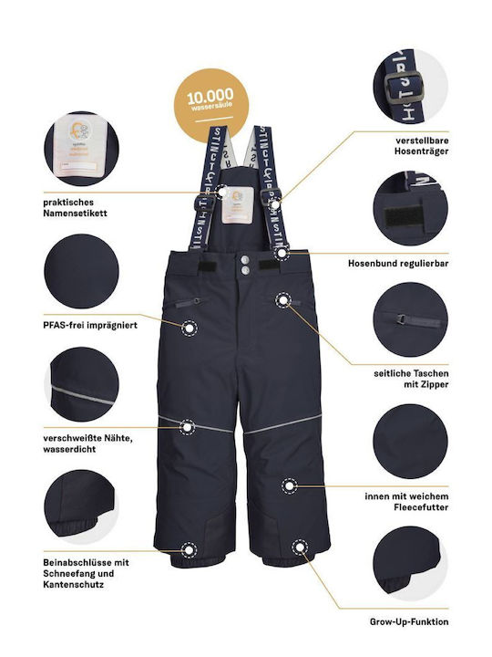 Killtec 43392-NAVY Kids Trousers for Ski & Snowboard Blue