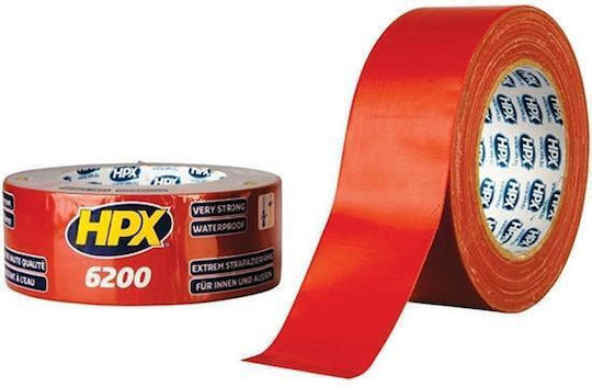 HPX 6200 Self-Adhesive Fabric Tape Red 48mmx25m 1pcs