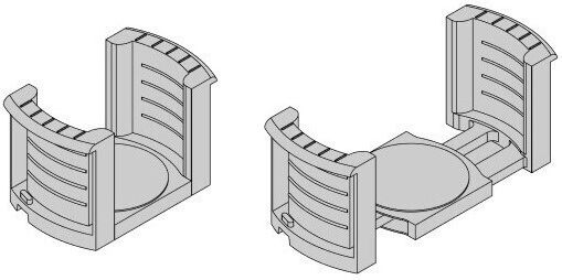 Finetto Grey Cabinet Dish Rack