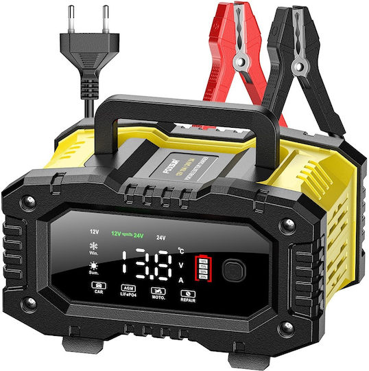 Foxsur Φορτιστής Μπαταρίας Αυτοκινήτου 12/24V