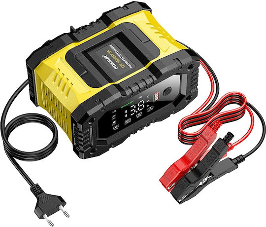 Foxsur Φορτιστής Μπαταρίας Αυτοκινήτου 12/24V