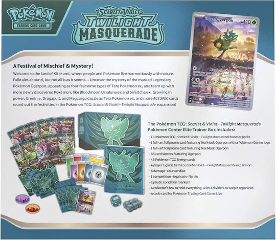 Pokemon Scharlachrot & Violett Twilight Maskerade Booster-Pack Elite-Trainer-Box