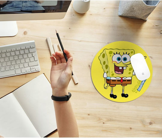Koupakoupa SpongeBob Schwammkopf Charakter Mauspad 200mm KP_5162 Mauspads-Rund