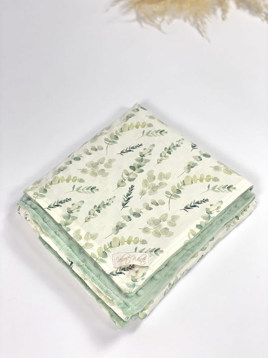 Velvet White Κουβέρτα Eucalyptus Βαμβακερή Πολύχρωμο