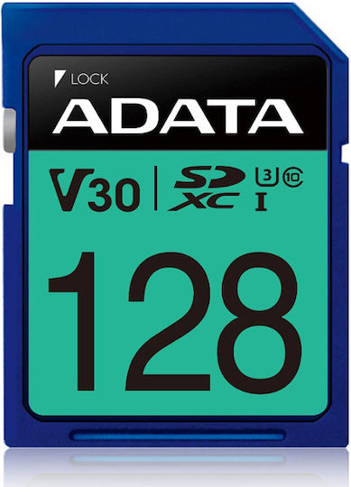 Adata Premier Pro SDXC 128GB U3 V30 UHS-I 100MB/s