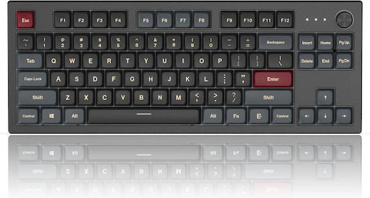 Montech MKey TKL Darkness Gaming Mechanical Keyboard Tenkeyless with Gateron G-Pro Red switches and RGB lighting (English US)