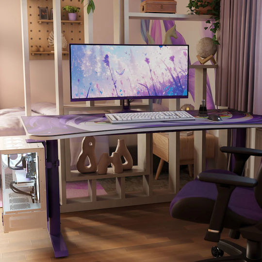 Arozzi Nova Ultrawide VA Curved Gaming Monitor 34 Inches QHD 3440x1440 165Hz with Response Time 4ms GTG Purple