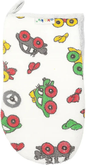 Akuku Baby Bath Glove Cars Multicolour