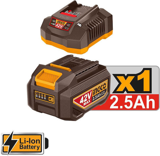 Ingco CSLI4218511E Вграждаема Циркулярна пила 1x2.5Ах