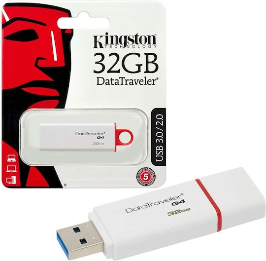 Kingston Datatraveler 32GB USB 3.1 USB-Stick Weiß