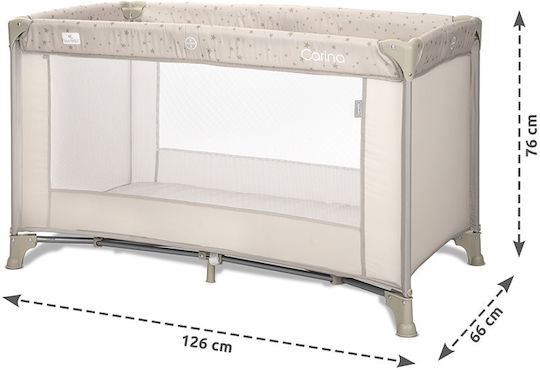 Lorelli Loc De Joacă Cu Saltea Roz 66x126cm