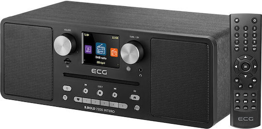 ECG Portable Radio-CD Player Equipped with Radio / Bluetooth / USB / CD Black