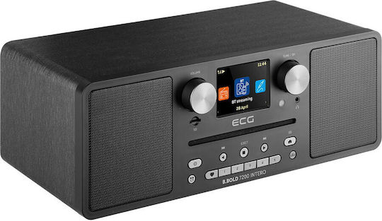 ECG Portable Radio-CD Player Equipped with Radio / Bluetooth / USB / CD Black