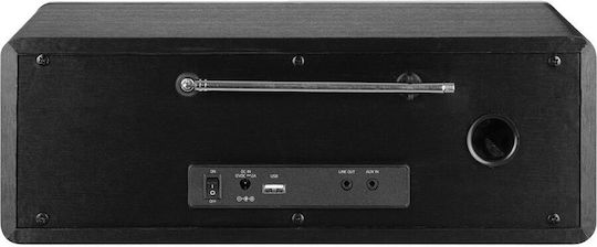 ECG Portable Radio-CD Player Equipped with Radio / Bluetooth / USB / CD Black