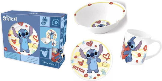 Abysse Feeding Set made of Plastic 3pcs